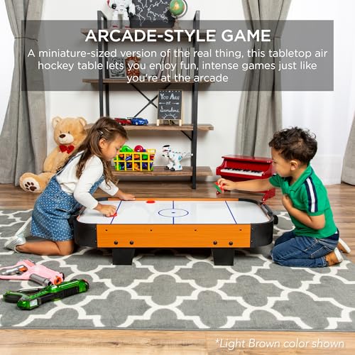 image for Best Choice Products 40in Portable Tabletop Air Hockey Arcade Table fo