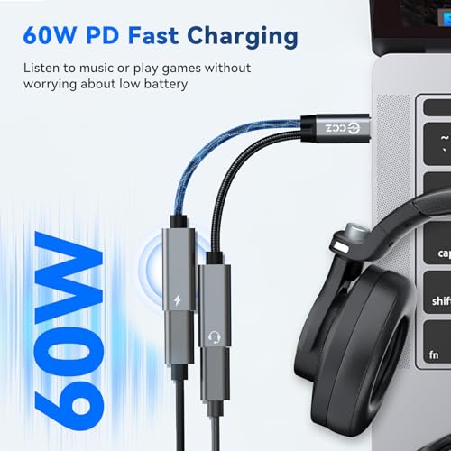 Répartiteur USB C double type C pour écouter et charger votre iPhone 15 - 4