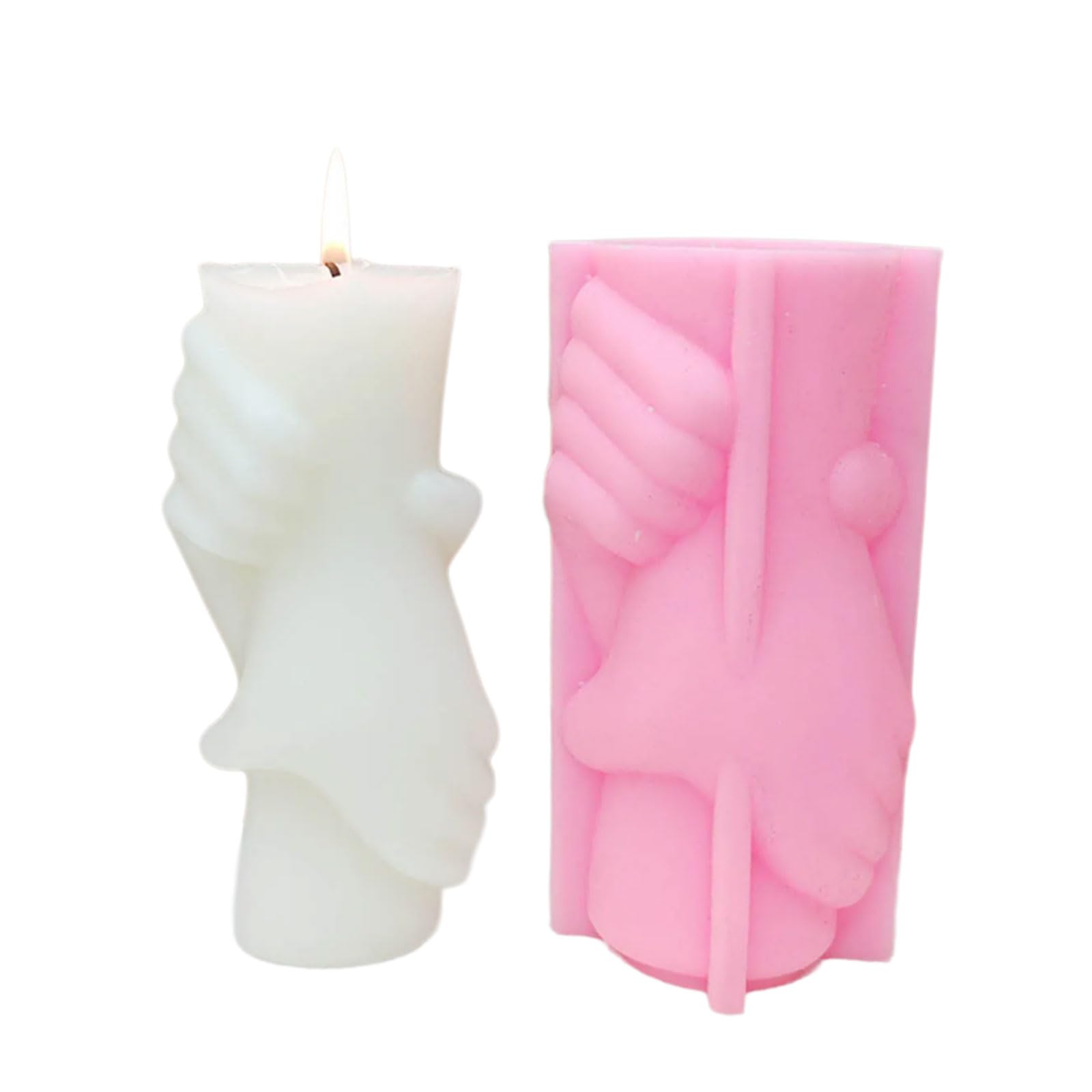 HZBB Gesture Molds Handshake Gesture Resins Molds for Making Vase Table Decorations