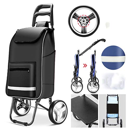 Carretilla plegable para compras y equipaje miniatura 1