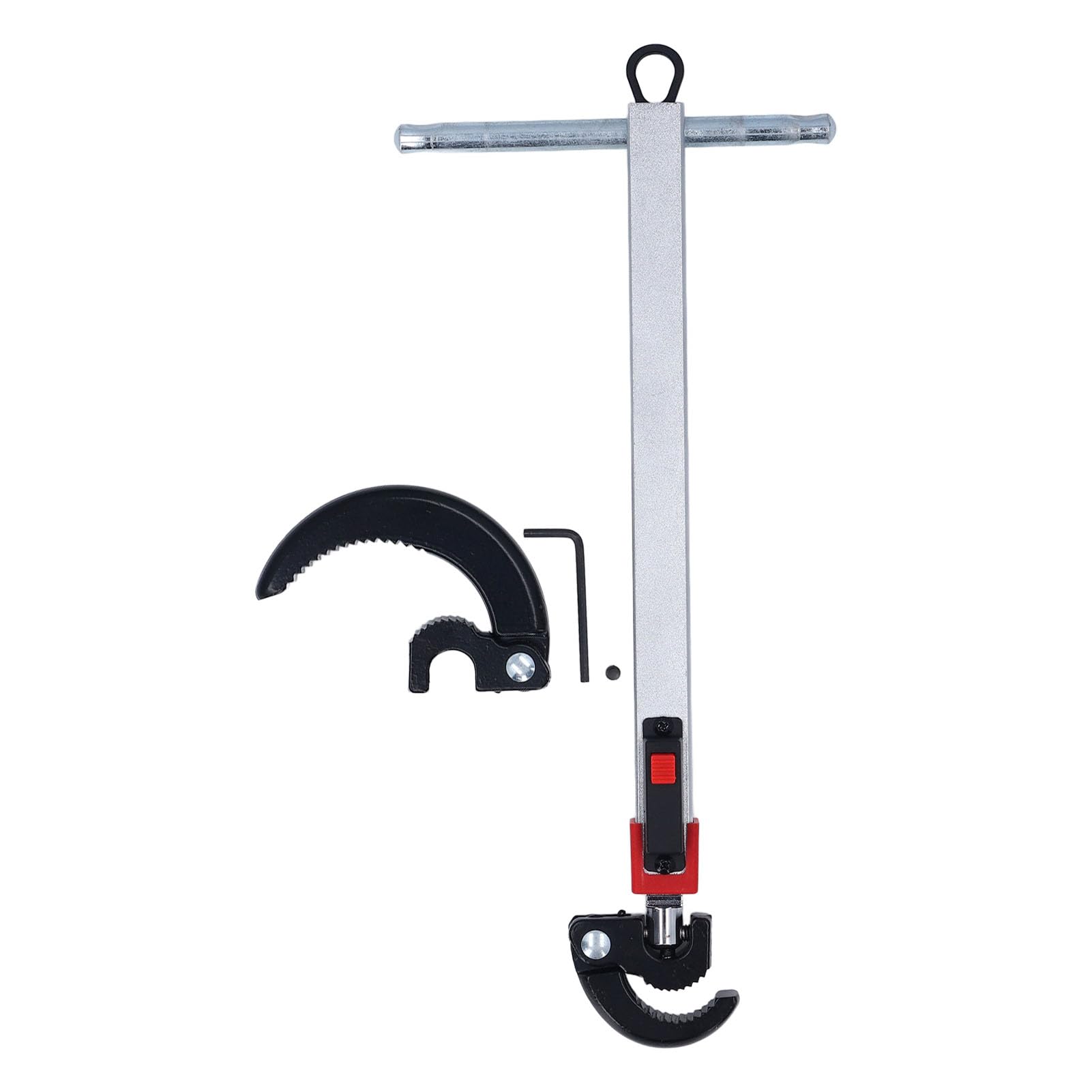 Wzddxunsf One Color Basin Wrench High Carbon Steel 180° Dual Heads Spring Loaded Jaw Sink Spanner For Plumbing Tasks