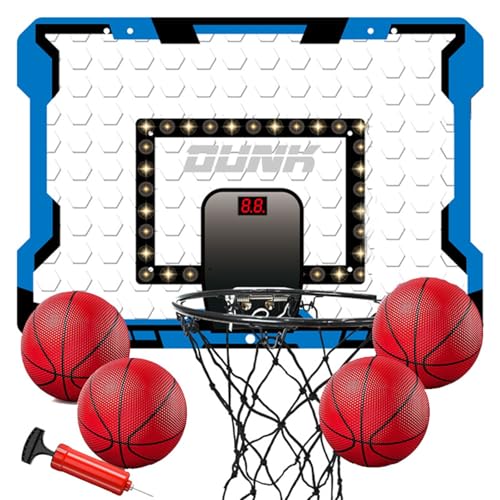 Panier de basket-ball avec compteur LED automatique et structure ABS sûre