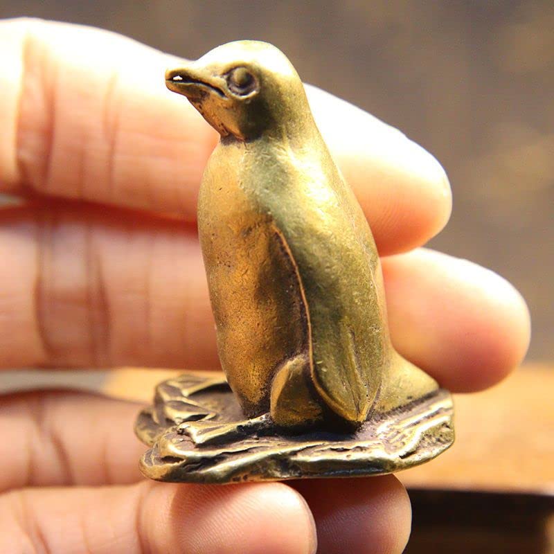 Amazon.co.jp: ミニメタルペンギン 真鍮 かわいい置物 ミニチュア 