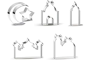 Ramadan Decoration Cookie Cutters Set: Eid Celebration Baking Essentials