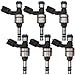 Automotive-leader 6Pcs FJ1157 12634126 Fuel Injectors 6 Holes Disc Engine Nozzles for Buick Enclave/Lacrosse; Cadillac ATS, CTS, SRX, XTS; GMC Canyon, Terrain; Chevrolet