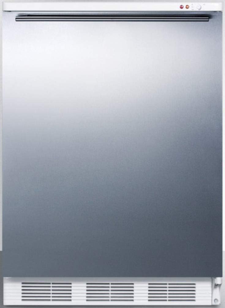 Summit VT65MBISSHH Upright Freezer, Stainless Steel