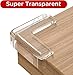Corner Protector Baby Proofing,Clear Corner Protectors,Furniture Corner Guard & Edge Safety Bumpers, 16.4(5M) Soft Edge Protector with Upgraded Pre-Taped Strong Adhesive for Furniture&Sharp Corners