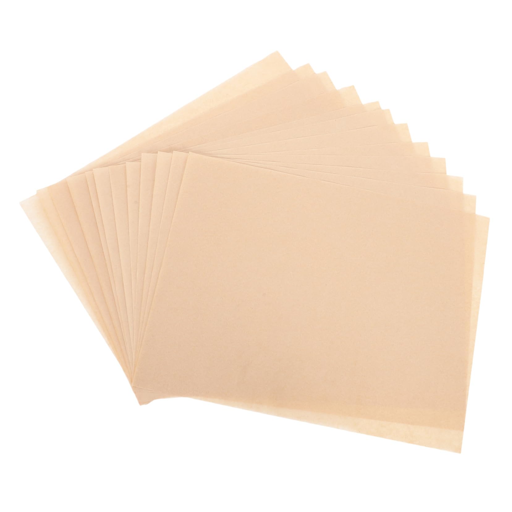 ABOOFAN 300 Stck. Silikonpapier backen Pergamentpapier zum Kochen Wiederverwendbarer Ofenauskleidung BBQ Pergament Liner Dampfablett -Liner ungebleichtes Pergamentpapier Hellbraun