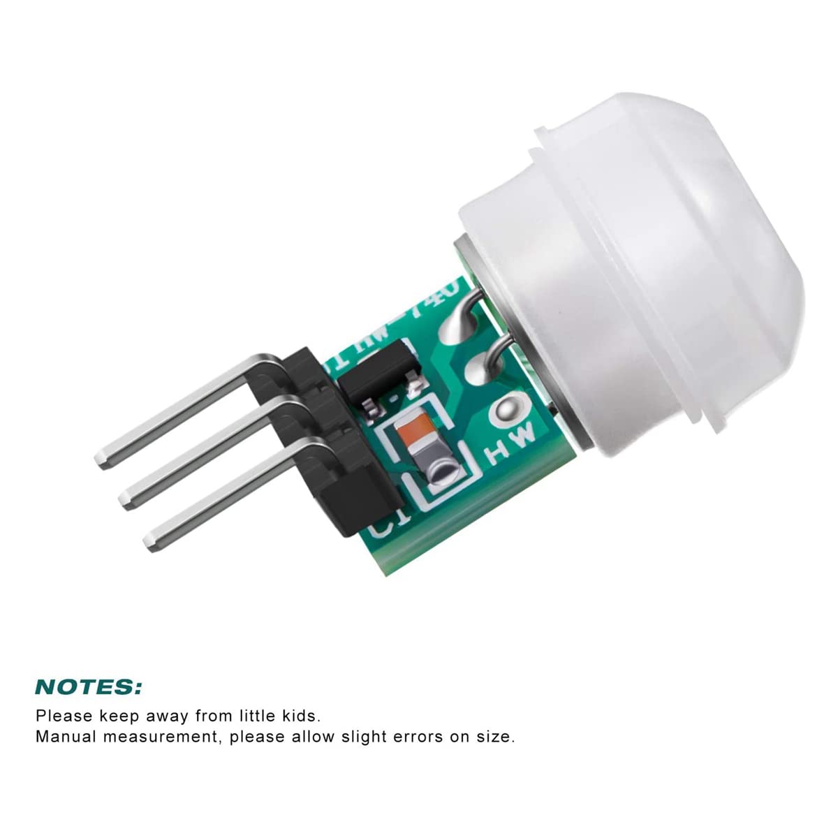 AM312 Infrarot-Bewegungssensor – 10 Stück, PIR, Miniatur, Automatische Detektion, 3-5 V