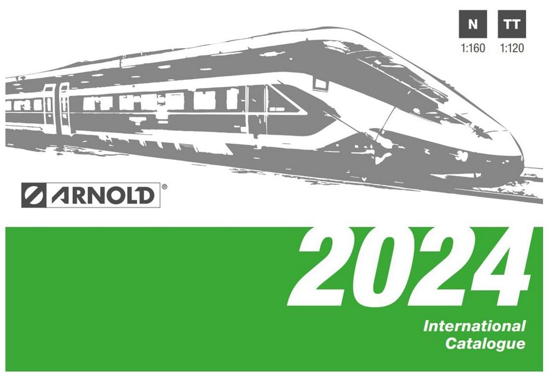 Hornby HP2024N/TT Hornby International 2024 N and TT scale Catalogue Acessories - Publications, Multicolor, 29.7 cm x 0.8 cm x 21 cm