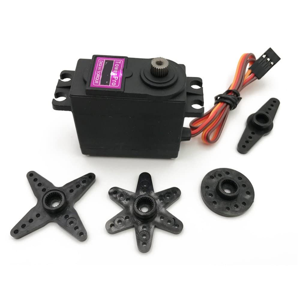 Lot de 5 servomoteurs numériques en métal pour voiture intelligente robot bateau RC hélicoptère