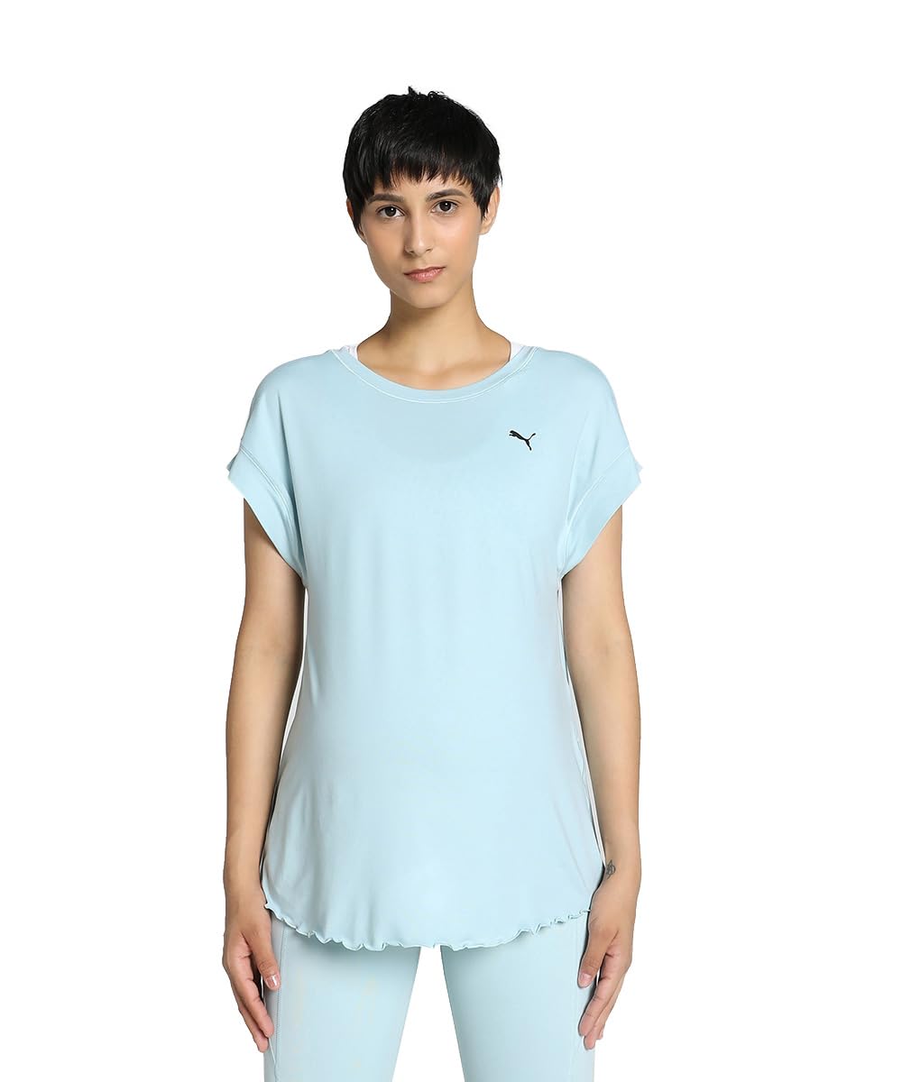 T-Shirt Oversize Maternity PUMA Studio Tee Mixte en Coton Confortable - 8