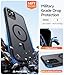 FNTCASE for iPhone 11 Pro Case: Magnetic Translucent Matte Military Grade Drop Protection Phone Cover | Slim Anti-Slip Durable Shockproof for iPhone 11Pro 2019 Cases (5.8 inch Black)