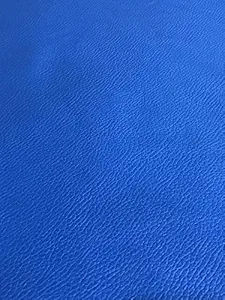 SOF Fabrics Upholstery Rexine Fabric/Artificial Leather Sheet - 140 cms Width - PU Mix, Matte Finish - 1 Meter Multiple Royal Blue