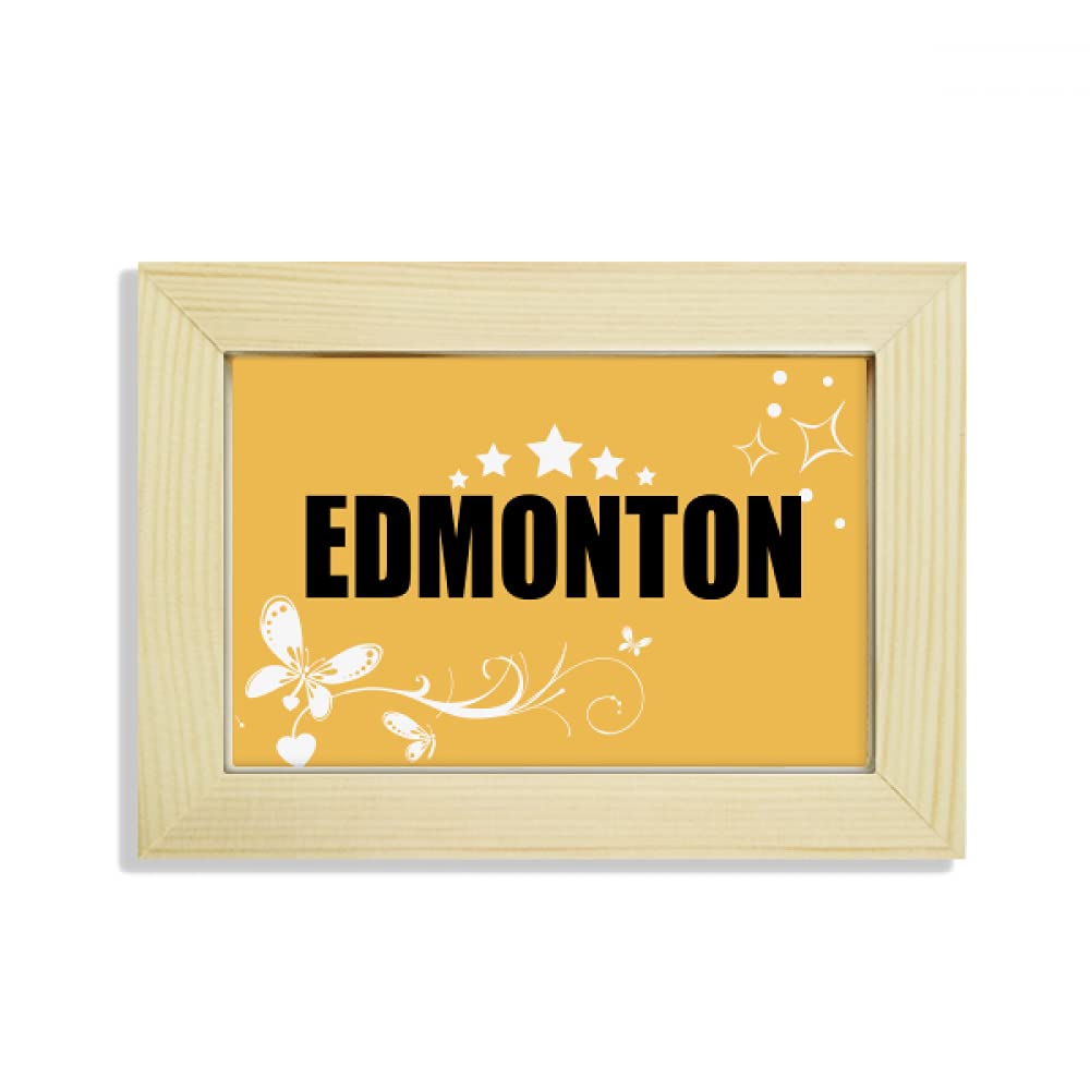 Cuadro de madera de flores de Edmonton Canadá ideal para decorar tu mesa de trabajo