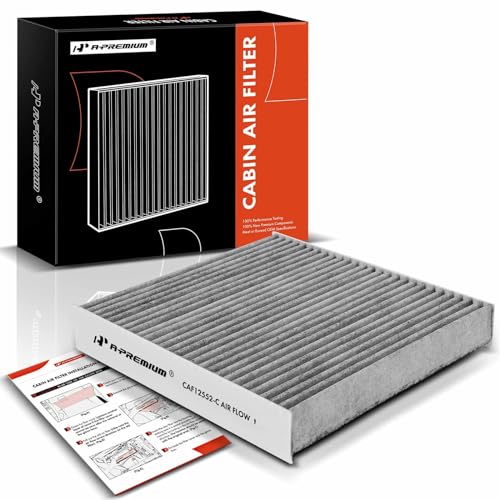 A-Premium Cabin Air Filter with Activated Carbon Compatible with Nissan Altima 2019-2023 & Infiniti QX60 2022-2023, QX50 2019-2023, QX55 2022-2023, Replace# 272776CA1A, 272775NA1A
