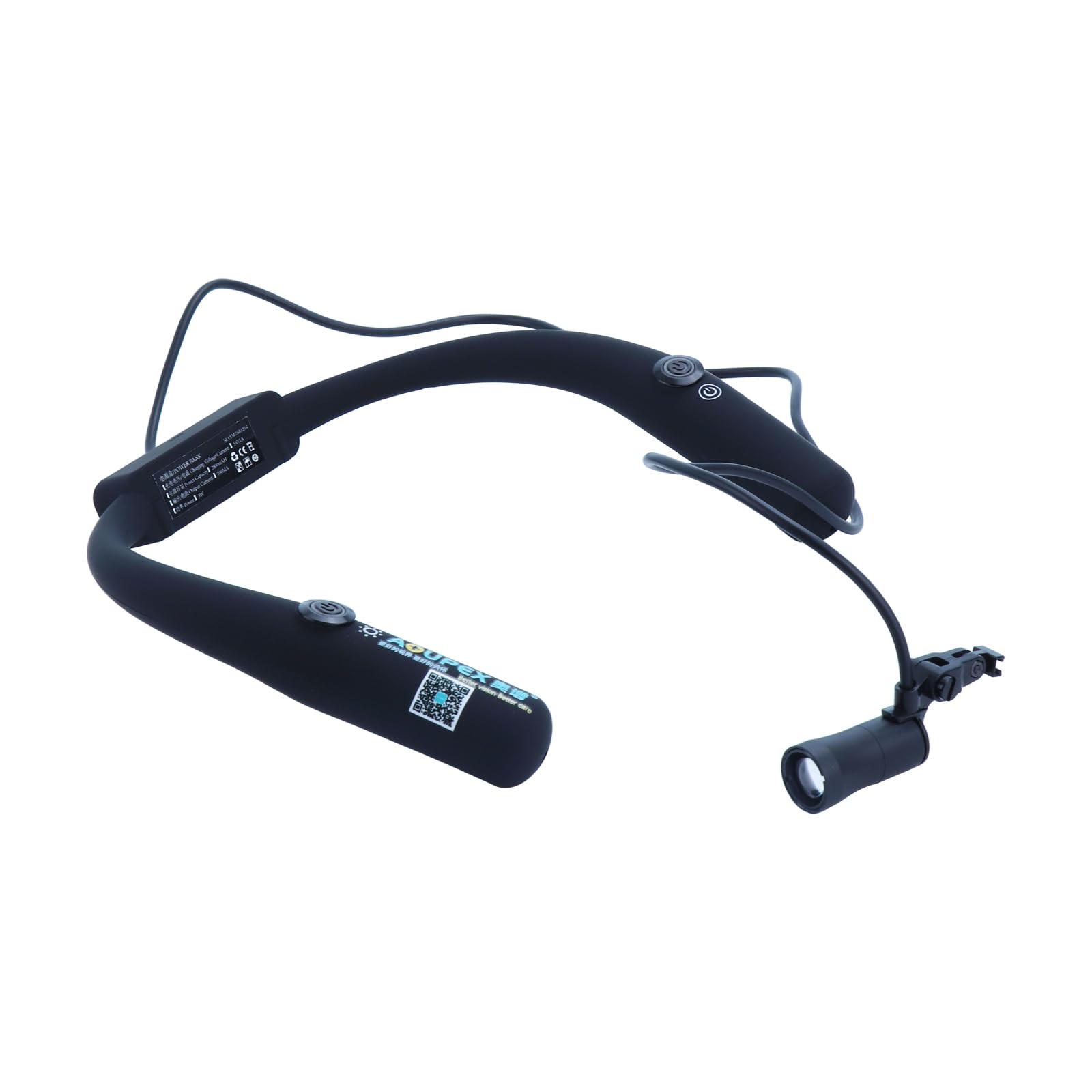 AOUPEX Neck Hanging Medical headlamp for Oral Dental, neurological, Spinal, Orthopedic, Cardiac and Surgical,Magnetic Portable LED Inspection Headlight