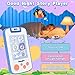 Toy Phones for Kids, MP3 Music Player for Kids, Story Player with 4G TF Card, Kids Phone Toy with Common Sense Card, Electronic Learning & Education Toys, Gifts for Boys and Girls (Purple)