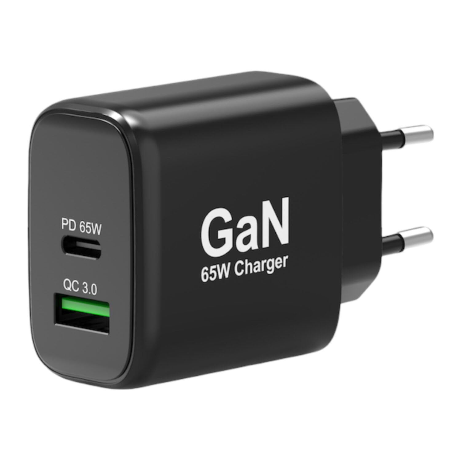 Caricabatterie Da Muro Gan UsB-C E UsB-A - Port Designs - 902104eu - 65 W - Nero