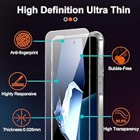 Tieeyivv Hülle für OnePlus 13R 5G Case mit Schutzfolie für Panzerglas Schutzglas Cover Stoßfest Schutzhülle, Soft TPU Transparent Handyhülle [Kamera Schutz] – Ansicht 9