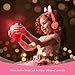 immagine 6ONTA Cuffie Per Bambini con Gattino LED Luminoso, Pieghevoli, Cancellazione del Rumore e Cuffie Per Bambino Regolabili per Bambini e Bambine (Rosa)