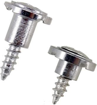 2pcs Round Slotted String Retainer Vintage String Trees Strings Retainer With Screw Electric Guitar Accessories Round Slotted String Retainer Guitar Parts And Accessories Fastener