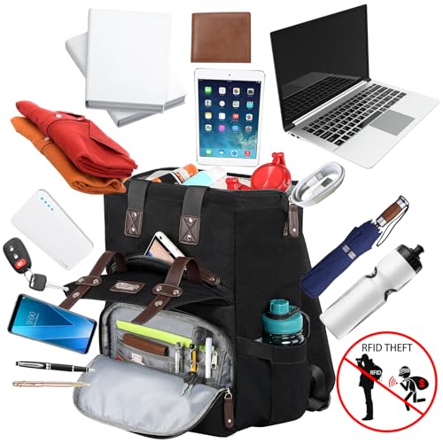 Mochila para portátil 17.3 pulgadas FALANKO negra miniatura 2