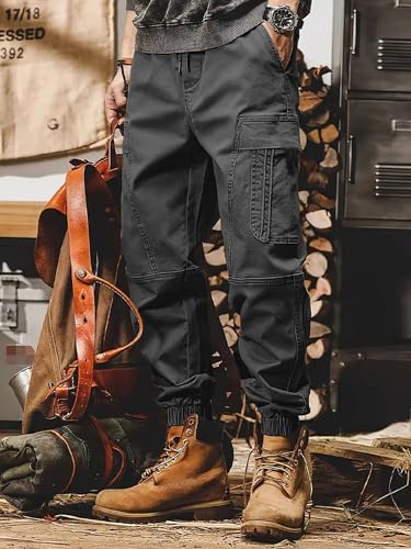 Image of Lymio Cargo for Men || Cotton Cargo Pant || Drawstring Waist Pant (Also Available in Plus Sizes) (101-104)