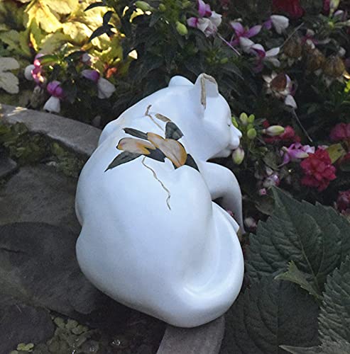Simulation de statue d'animal en résine durable pour aménagement de bureau extérieur - 8