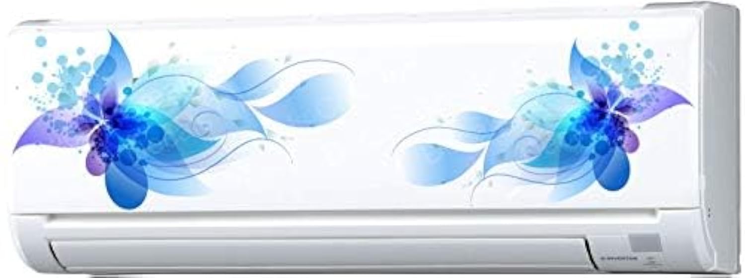 Decals Creation™ AC Sticker Floral Split Ac Stickers Air Conditioner ...