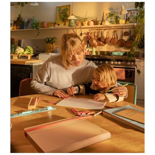 Logitech CASA Pop-Up Desk Support pour Ordinateur Portable - Blanc, Clavier Anglais QWERTY