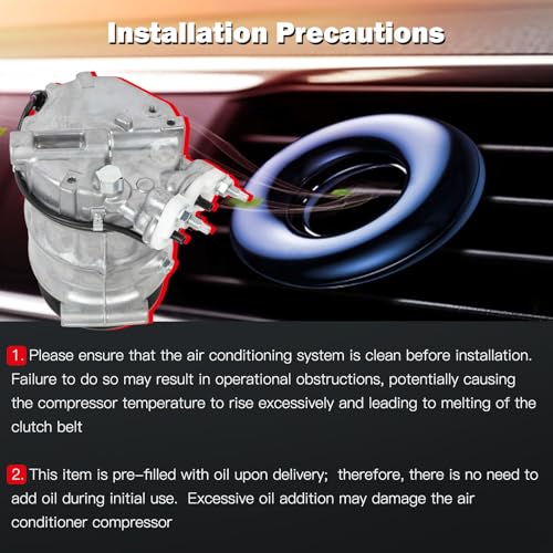 Image of cciyu Air Conditioning Compressor for Jaguar XF XFR XJ XJR XK XKR XKR-S