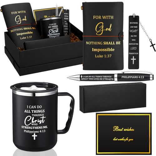 Shellwei 6 Pcs Christian Gifts for Men Pastors 17 oz