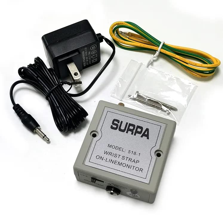 UREC ESD- Wrist Strap Online Monitor : Reliable Single-Constant Anti-Static Wristband Alarm for Workstations (Model No. SURPA 518-1) (B0C3XT9SNG) Amazon Price History, Amazon Price Tracker