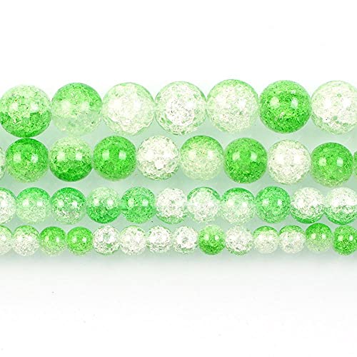Perles en pierre naturelle pour fabriquer un bracelet bohème en cristal vert