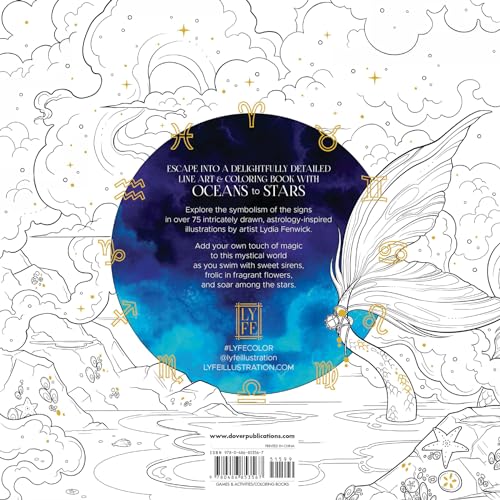 Oceans to Stars: An Astrology Art & Coloring Book