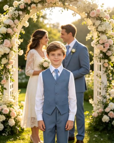 Image of Kids Vest for Boys Formal Suit Vests