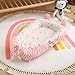 Baby Snuggle Nest Lounger for Newborn 0-24 Months, Breathable & Soft Cotton Infant Baby Nests Cover, Portable & Lightweight Infant Lounger for Home and Travel (Pink)