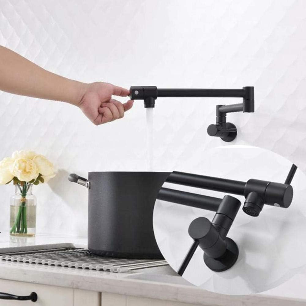 Taps for Kitchen Pot Filler Wall Mounted 360 Rotating Telesmulti-Function Cold Water Tap Double Handle Faucet Sinks Tap-Vintage