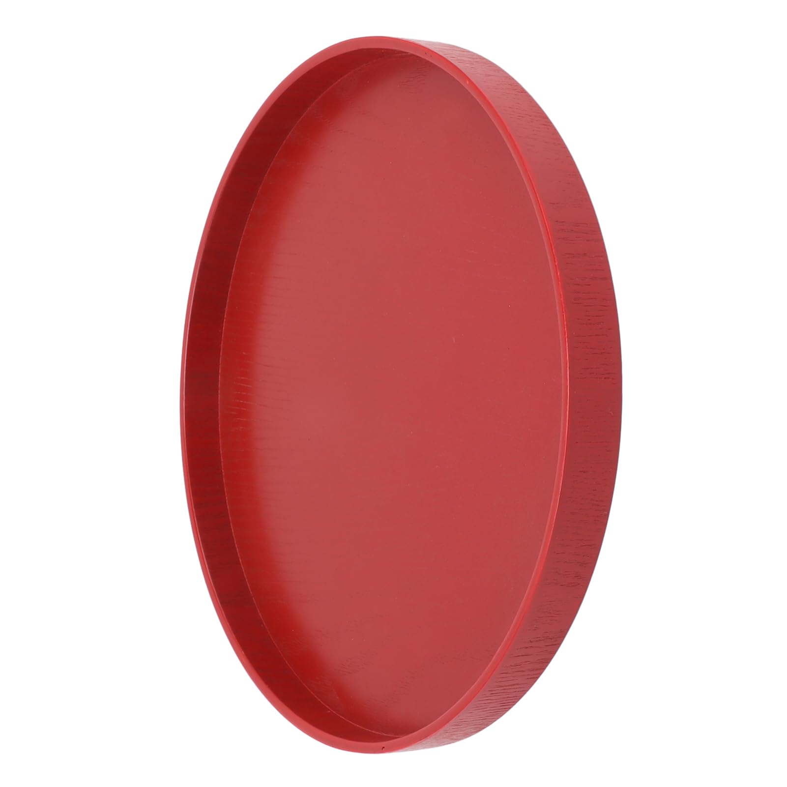 Plateau À Thé Rond En Bois, 27 Cm Assiette De Service De Cuisson Au Thé