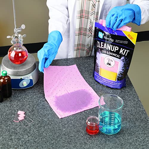 New Pig Chemical Cleanup Kit - For Small Laboratory Spills - 9.25" L X 4" W X 13" H - Pm50002 #TOP1