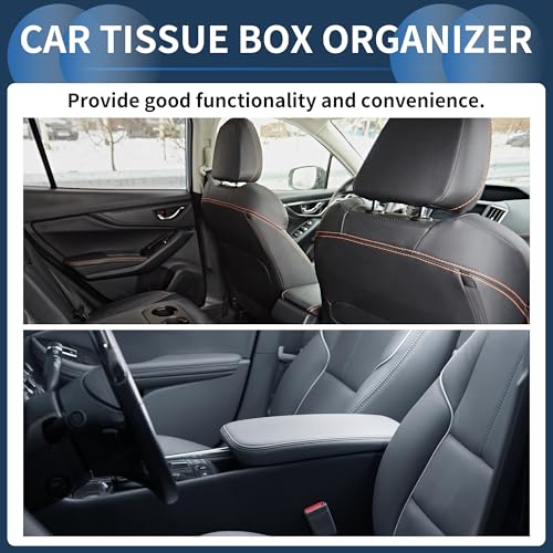Porte-mouchoirs pour voiture en polyester durable bicolore design