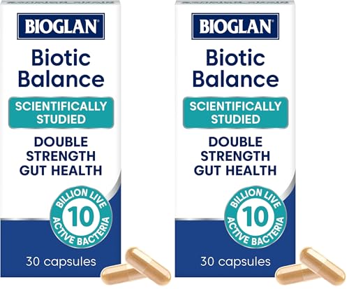 Image of Bioglan Biotic Balance Daily Flora CFU 10 Billion Live Cultures 6 Live Strains - 30 Capsules (Pack of 2)