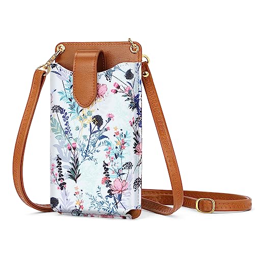 Image of Peacocktion Small Crossbody Cell Phone Purse for Women, Lightweight Mini Small Crossbody Bags for Women with Card Slots