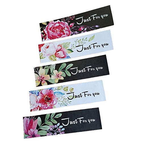 250PCS Floral Stickers Scrapbooking Labels Envelopes Stickers and Gift Packaging Bake Decoration Seal Stickers (Just for You)