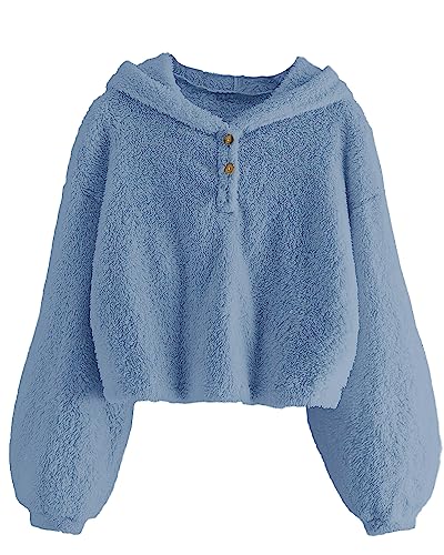 Sweat à capuche ample fille pour l'école et le cocooning