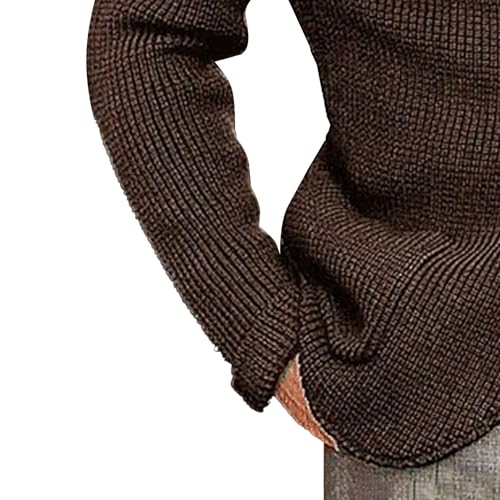 Men's Stand Collar Casual Stylish Sweater Button Up Knitted Pockets Sweater Casual Solid Long Sleeve Spring Sweaters4