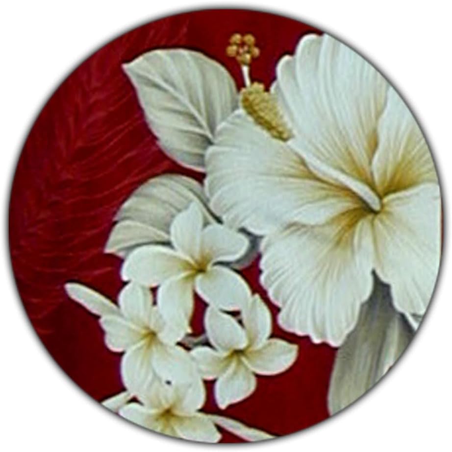 Pacific Legend Plumeria Hibiscus-Hawaiian Shirts-AMAZON3162REDXL - Image 2