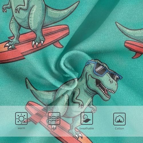 Toddler Girl Panties, Cool Dinosaurs Green Girls Underwear Cotton, 2T–8 Years3