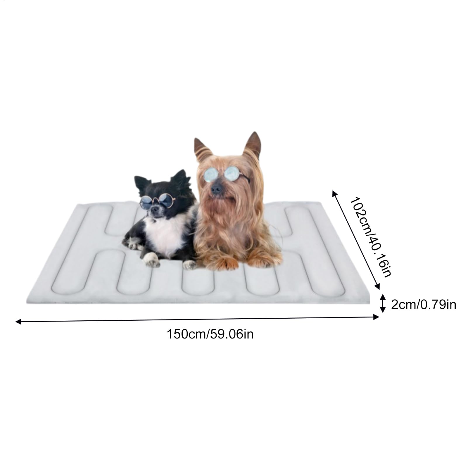 Cuccia Rinfrescante Per Cani Cuscino Rinfrescante Per Animali Domestici | Copertura Impermeabile Per Lettino Gabbia Mobili Da Interno Esterno Viaggio Campeggio Auto